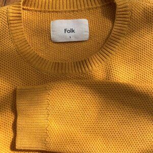 Folk Clothing Orange Sweater